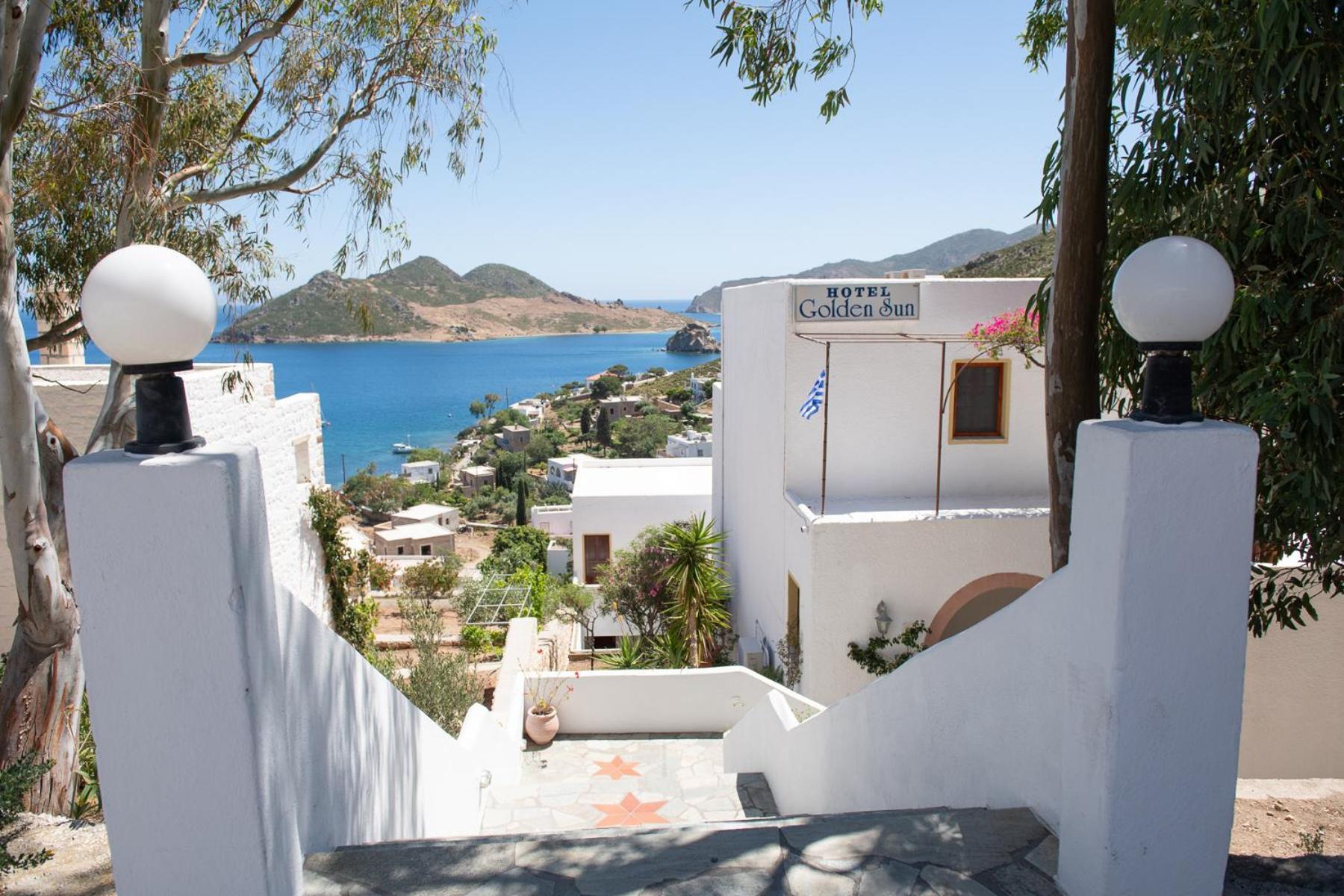 Golden Sun Hotel Patmos Bagian luar foto